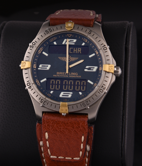 Breitling watches with top digital display