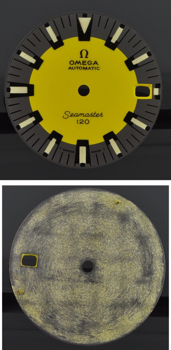 Very uncommon Omega Seamaster 120 Banana dial, which will fit a caliber 565 movement.