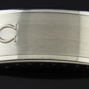 This is a 17x33mm unused old-stock circa 1970s Omega steel buckle for your bracelet. I have eight of these available.