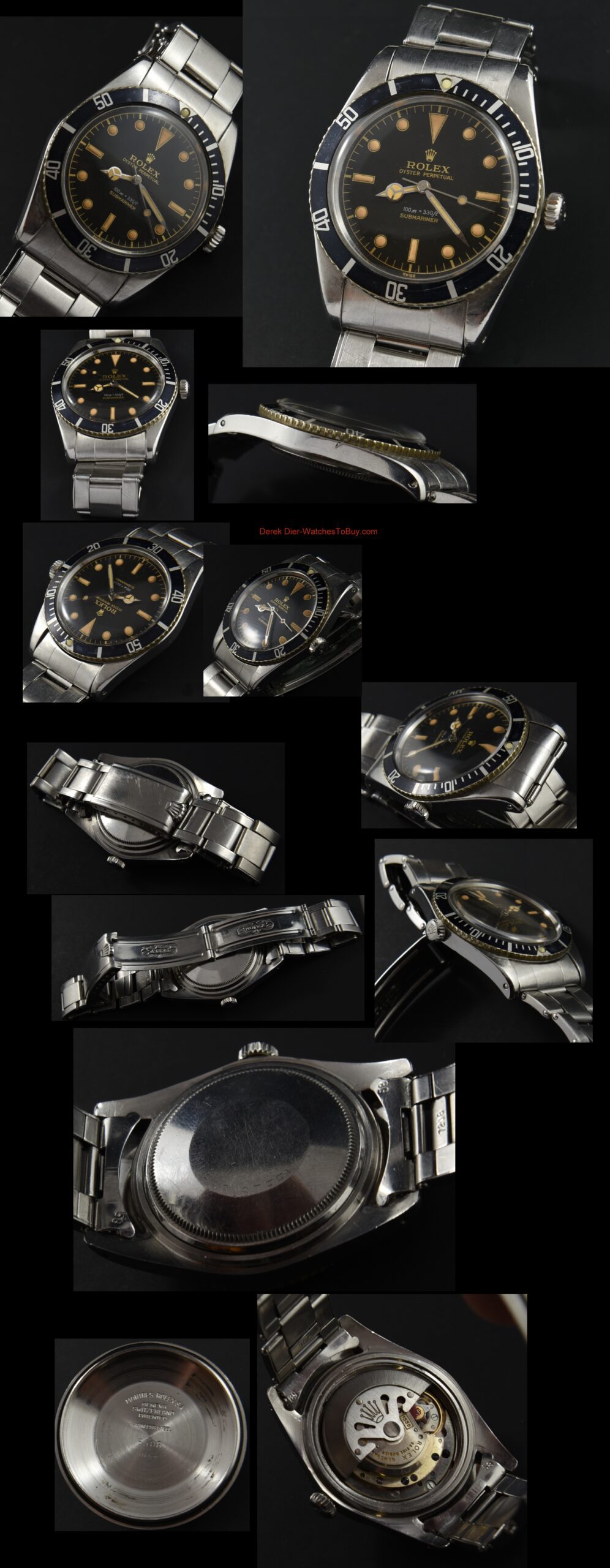 1959 Rolex Submariner 5508 Watches To Buy London ON