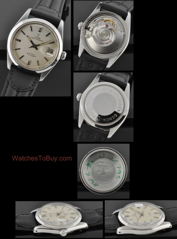1960s vintage Tudor Prince Oysterdate with a small-rose emblem. This watch is outfitted with an automatic winding movement.