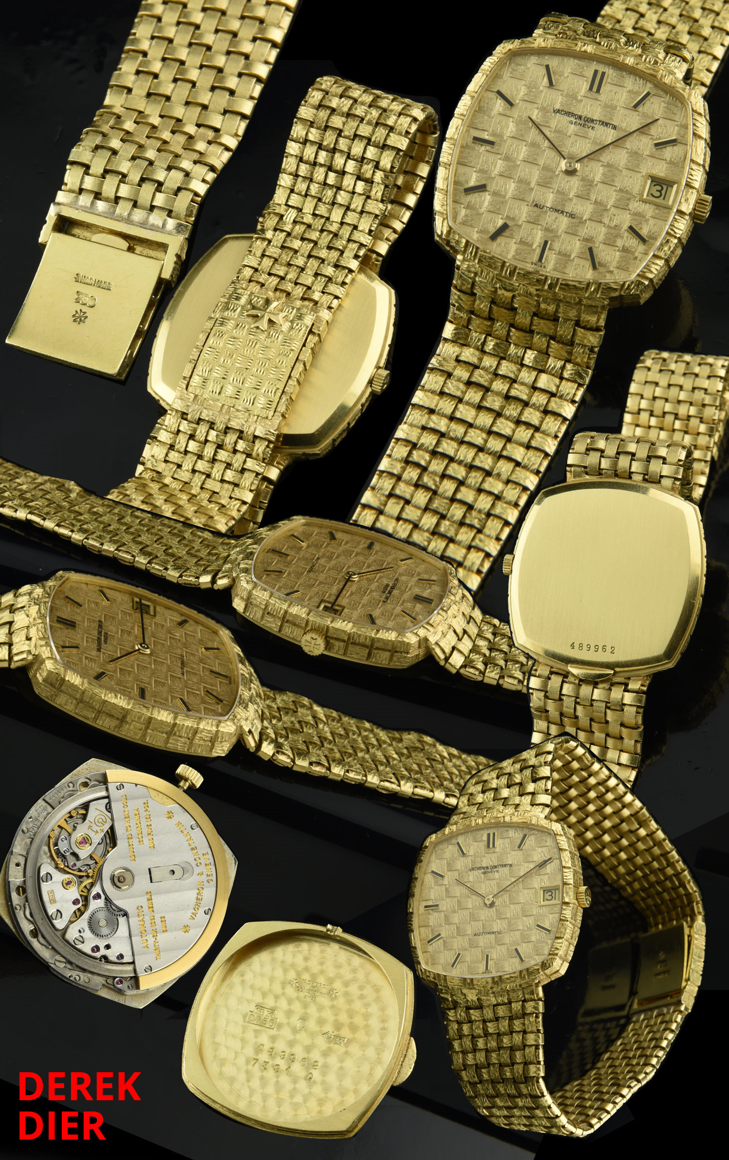 1970s Vacheron Constatin Gold Watches To Buy London