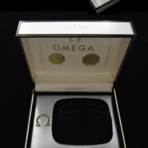 Uncommon 1970s Omega watch box measuring 4x5" for your De Ville or Seamaster watch.