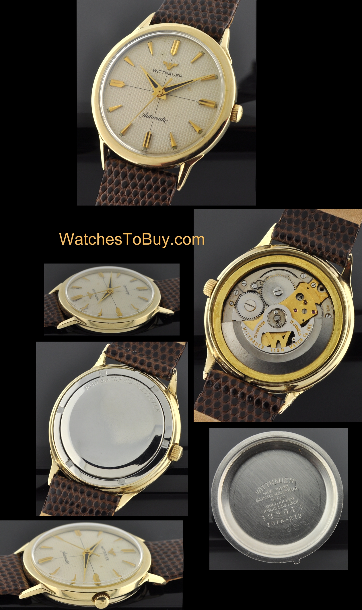 1950s Wittnauer Automatic Watches To Buy London ON