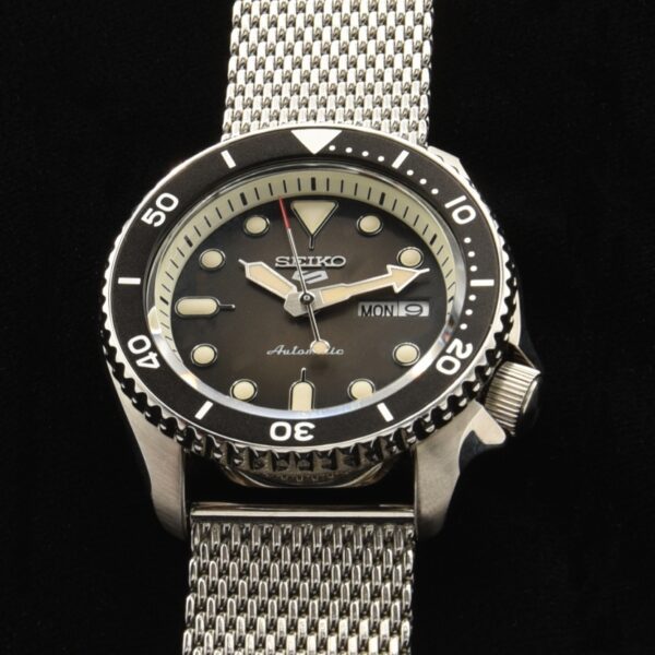 We are an official Seiko dealer. This is the Seiko 5 Sports SRPD73K1F automatic winding watch.