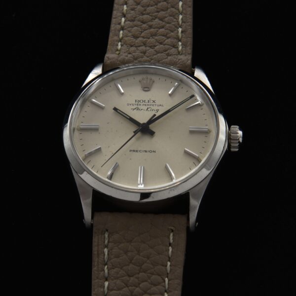 This 1969 Rolex Air-King was just purchased by us from the original owner who wore it since he bought it new.