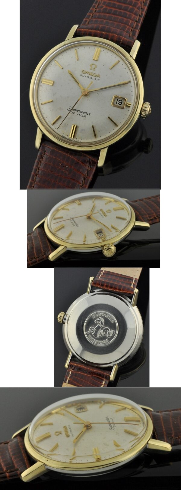 Here is a vintage 1960s 34.5mm Omega Seamaster De Ville automatic watch.