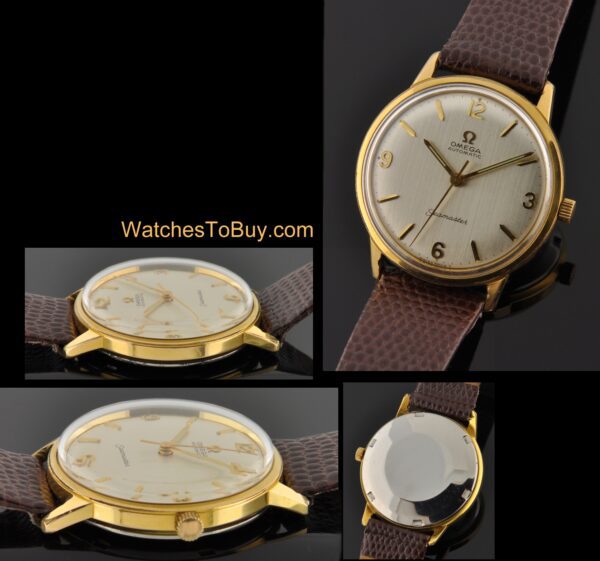 Here is a vintage 1960s 34.5mm Omega Seamaster De Ville automatic watch.