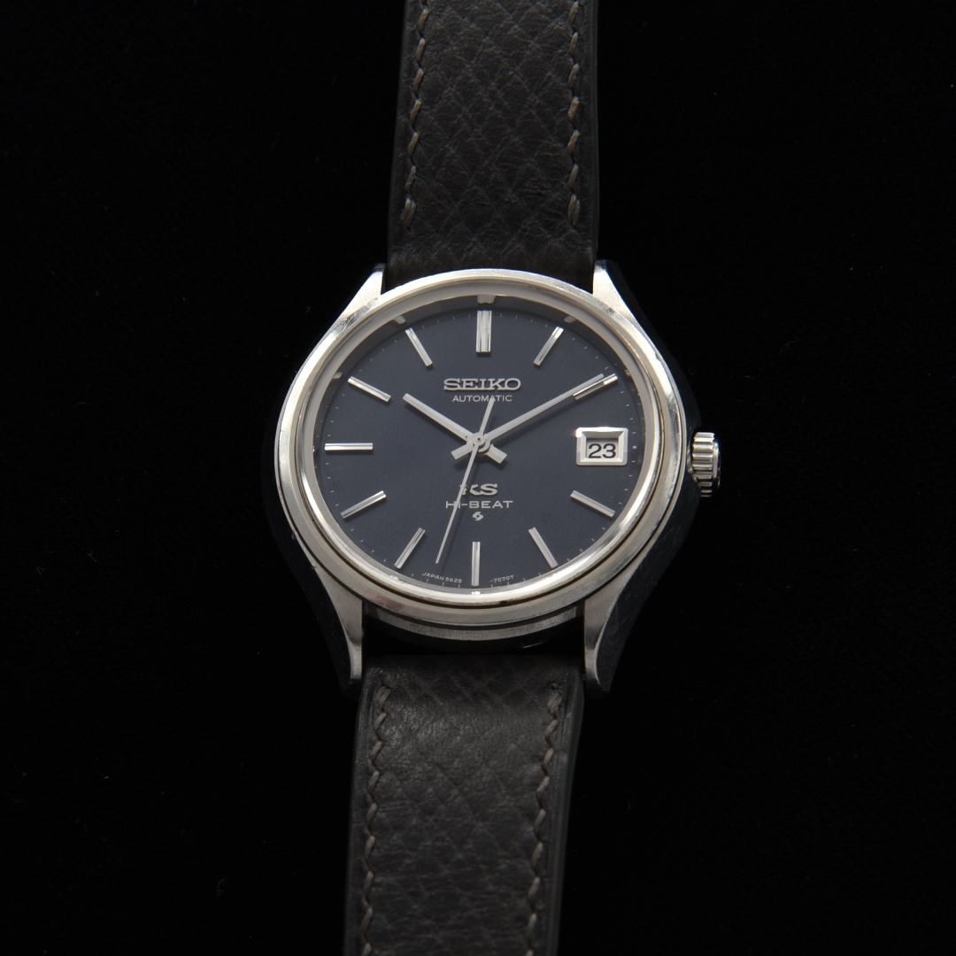 King seiko black outlet dial