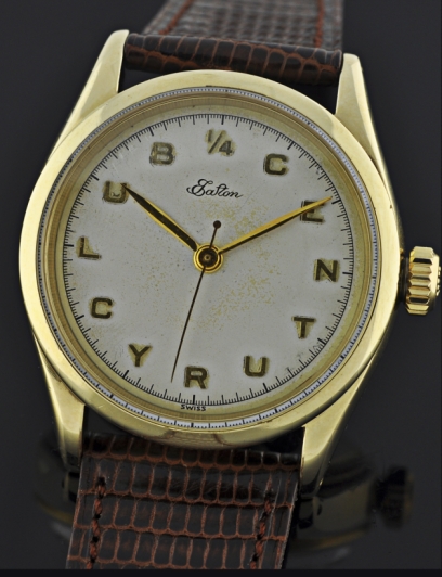 1954 Rolex Quarter Century Club 14k solid-gold watch awarded to employees of Eaton's Canadian department store for 25 years of service.