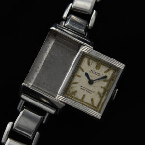 This is a very special vintage Jaeger-LeCoultre Reverso dating to the early 1930s. This watch was owned by a rather famous individual "Anthony Drexel Biddle Jr." who was named the "Best-Dressed man of All Time" in the 1940s.