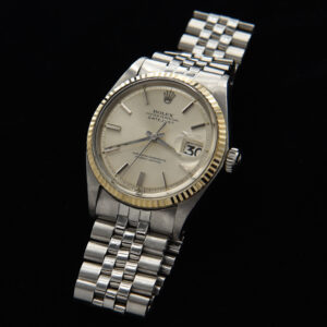This 1970 Rolex ref. 1601 Datejust 36mm just came back from a recent service of the automatic winding Rolex caliber 1570 movement.