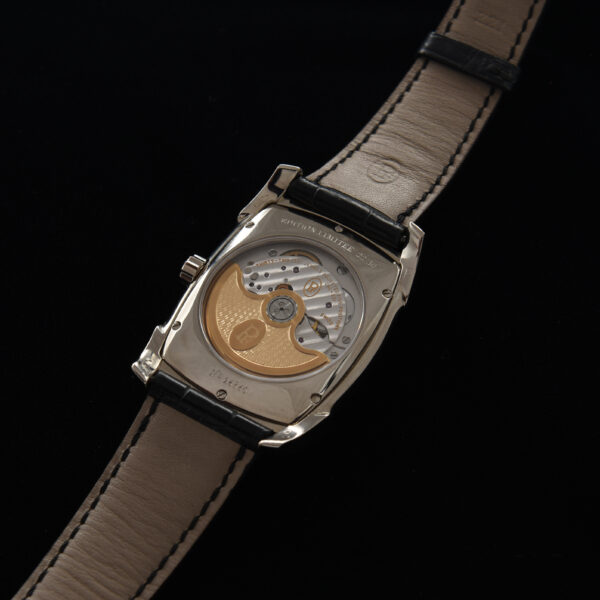 This is a rare 2014 Parmigiani Fleurier Kalpa 18k White Gold Automatic winding watch with only 50 units produced.