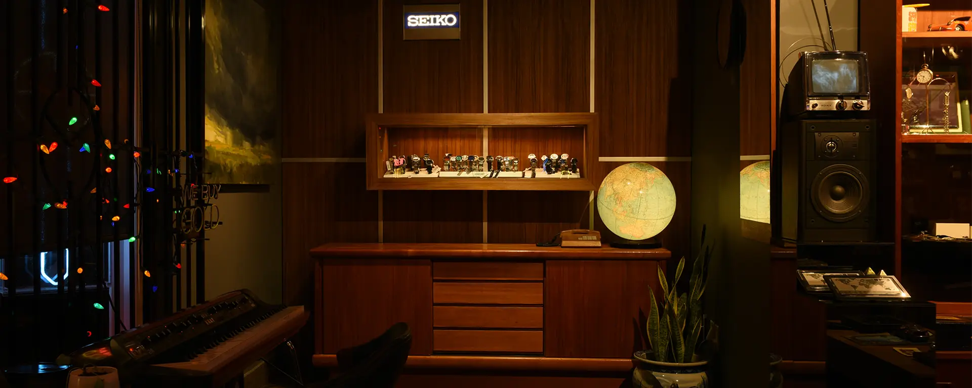 Brand New Seiko Watches On Display In Watch Shop