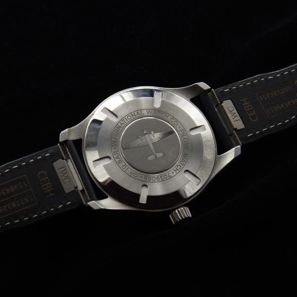 This is a new 2025 IWC ref. IW328203 Pilot's Watch Mark XX complete as sold new with box and papers. This watch was worn 3 times and kept in the box.