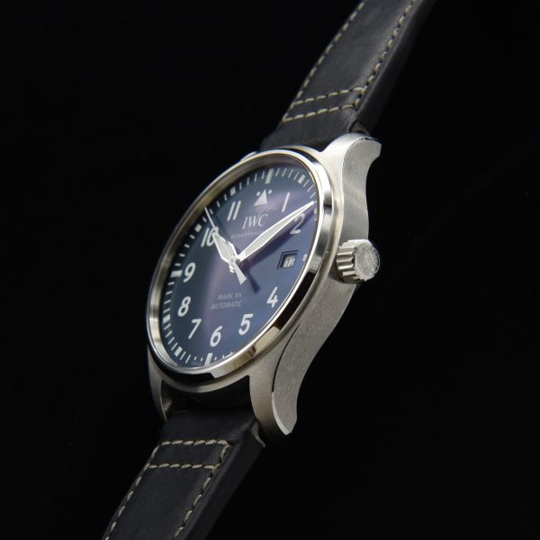 This is a new 2025 IWC ref. IW328203 Pilot's Watch Mark XX complete as sold new with box and papers. This watch was worn 3 times and kept in the box.