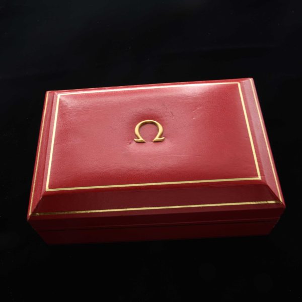This truly is a very rare Omega Constellation box dating to the 1950s. This measures a fairly large 4.24"x6.25".