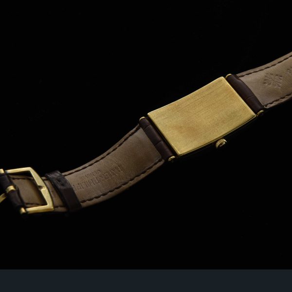 Large Rectangular Patek Philippe 1928 18k Gold - Image 2