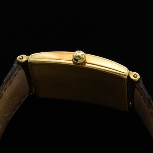 Large Rectangular Patek Philippe 1928 18k Gold - Image 3