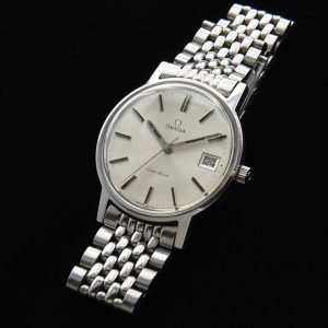 This is a 35mm vintage Omega Geneve having a very clean dial, original hands and date feature. The Omega manual winding caliber 1030 movement was recently serviced and is accurate.