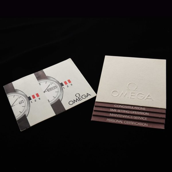 This is an Omega Constellation/Geneve 'C' Case Pamphlet And Guarantee complete with open (not filled out) guarantee.