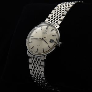 1960s Omega DeVille With Beads-Of-Rice Bracelet
