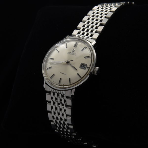 1960s Omega DeVille With Beads-Of-Rice Bracelet