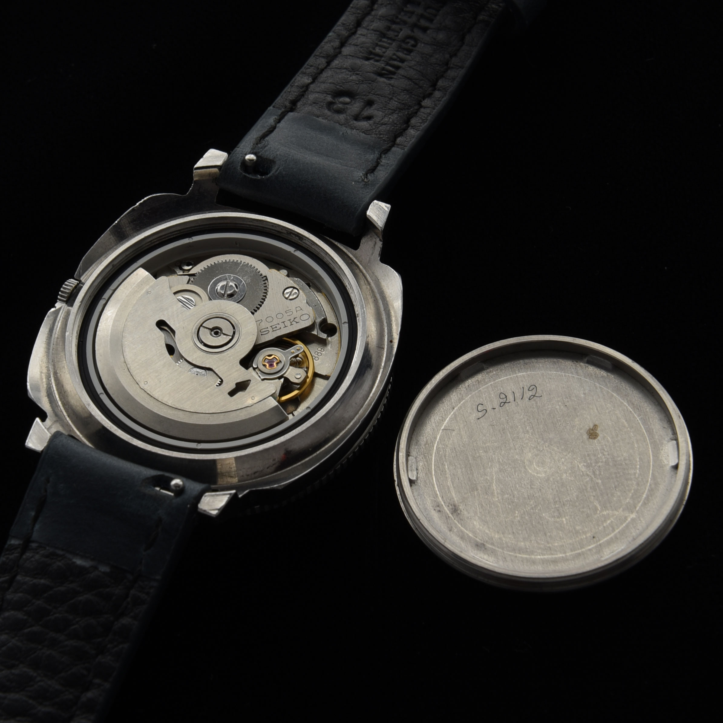 Don't let the name fool you, as this is a very desirable and collectable vintage, circa 1974 Seiko. This Seiko 7005-8052 Diver is known as the “Poor Man’s 62MAS”.