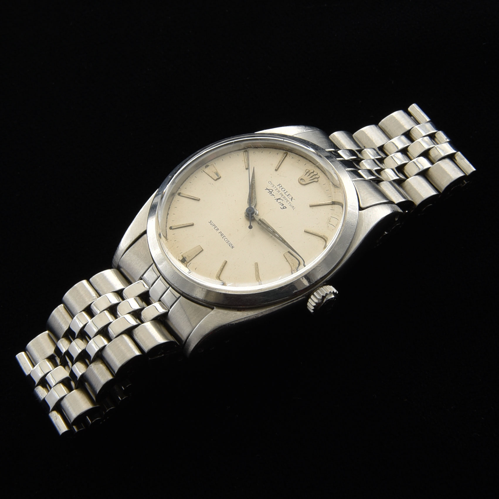 Rare 1958 36mm Rolex Air-King Super Precision ref. 5504