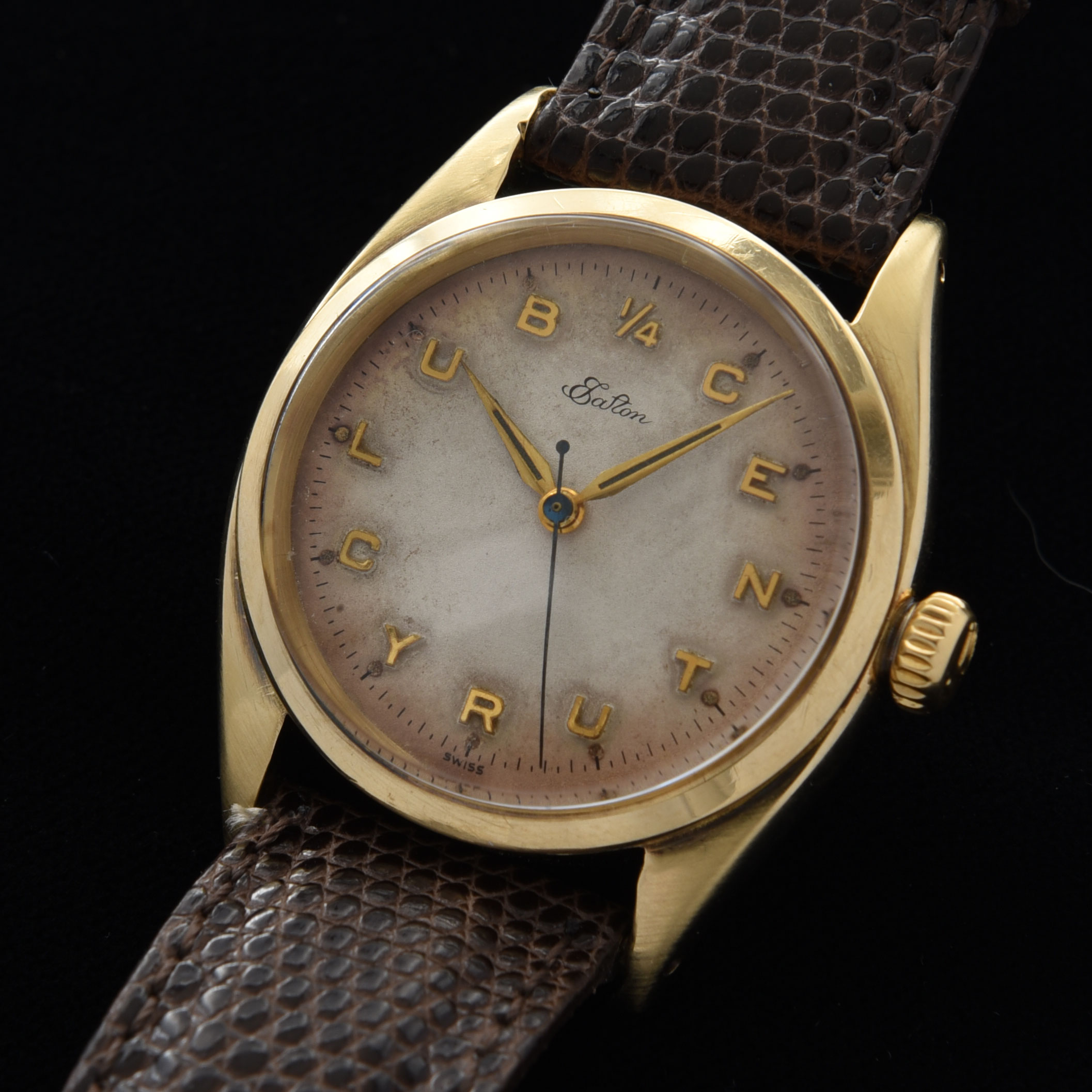 1957 Rolex Eaton's Quarter Century Solid 14k Gold