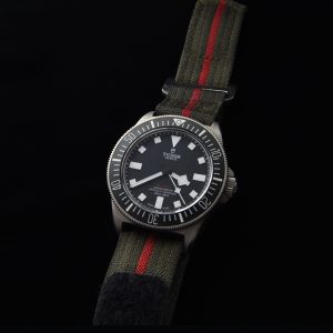 This is one of the most desired of The Tudor watches. This 42mm titanium Pelagos was barely worn and comes complete with box and papers as sold when new in 2025.