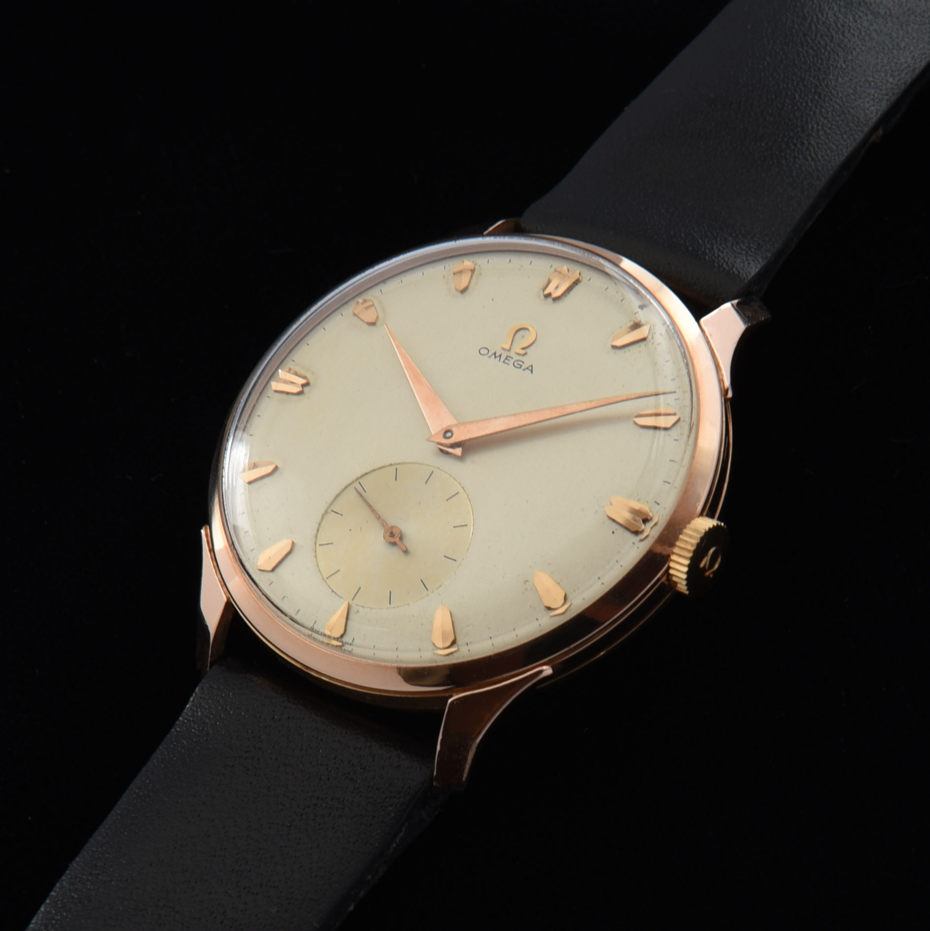 Rare 1956 Omega Oversized 37mm Rose Gold - Image 2