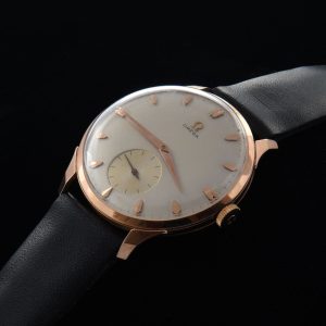 Rare 1956 Omega Oversized 37mm Rose Gold